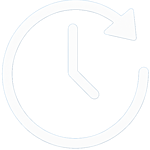 Circular arrow icon showing average patient stay duration in Turkey