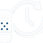 Bandage icon showing healing process duration