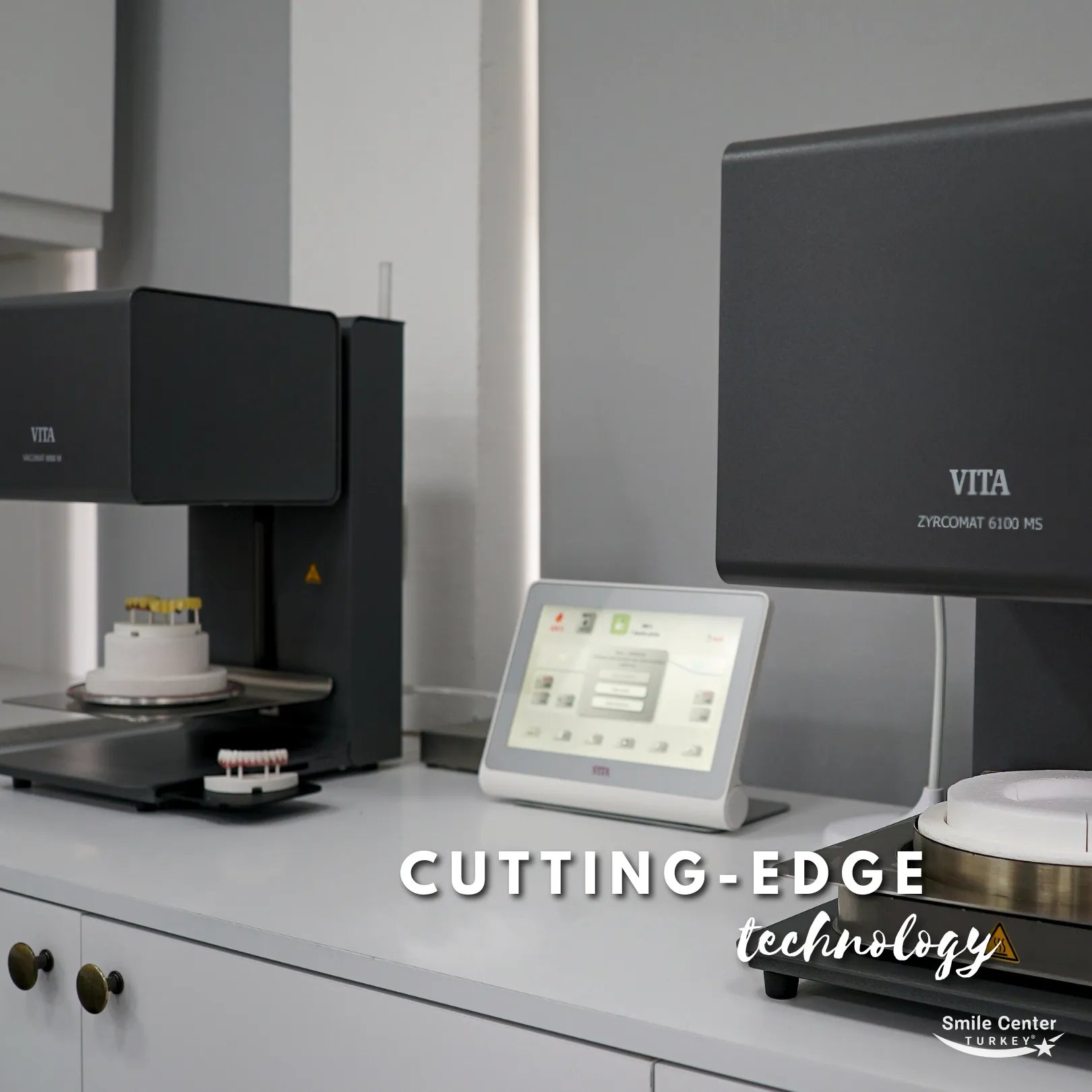 Dental equipment and digital workflow station.