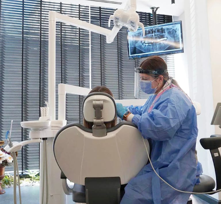 Before and after cosmetic surgery at Smile Center Turkey