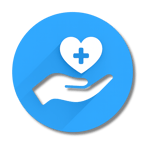 Hand holding heart icon representing patient care and health-focused approach at Smile Center Turkey