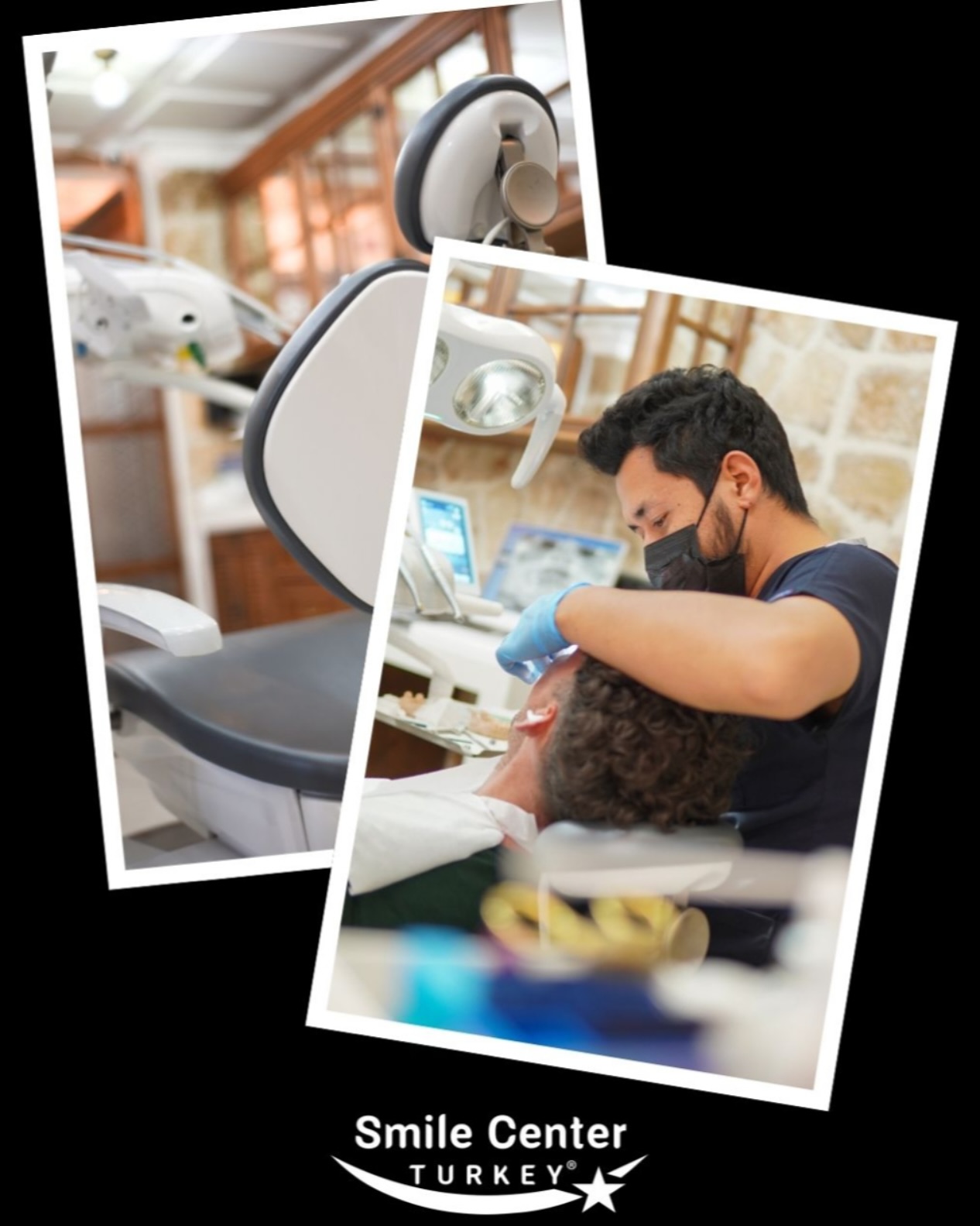 Dental treatment in progress with patient and dentist at Smile Center Turkey