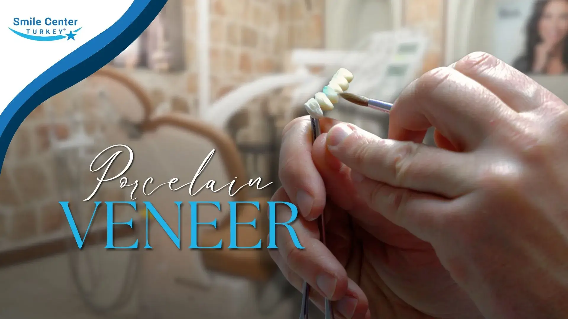 Porcelain veneers cover image for veneer treatment in Antalya Turkey | Smile Center Turkey